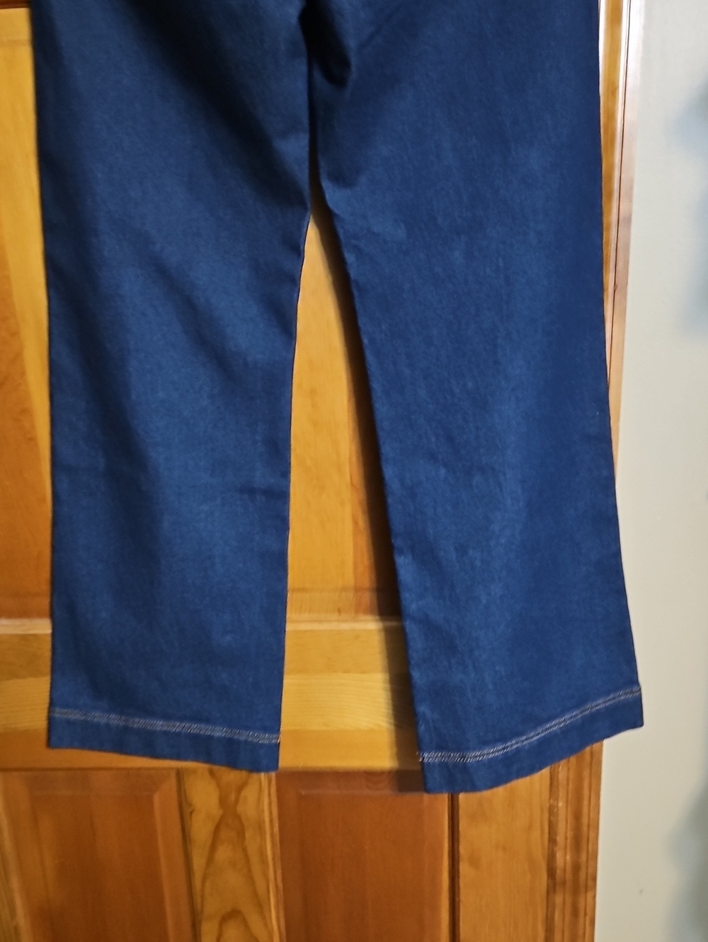 LOFT High-Rise Dark Blue Wide-Leg Trouser Jeans-NWOT - Picture 6 of 11